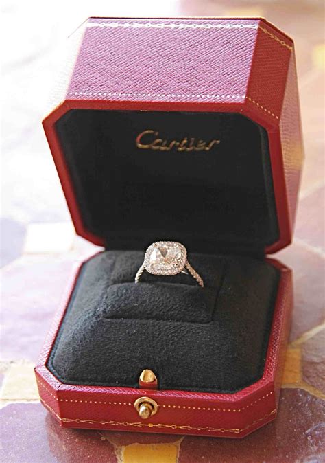 cartier anniversary ring|cartier engagement rings cushion cut.